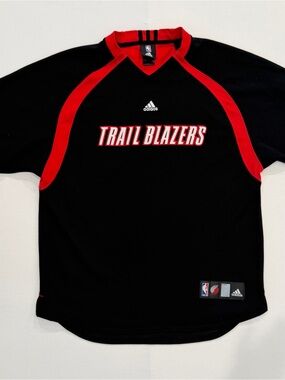 Portland TrailBlazers Basketball S/S
Shooting Shirt #10 Joel Pryzbilla Large Y2K